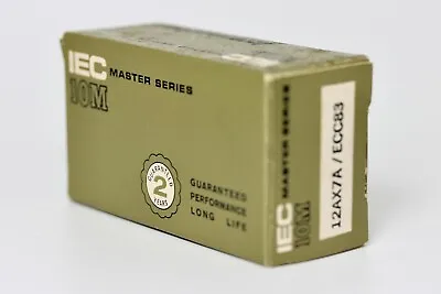 1960's MULLARD MASTER 10M SERIES 12AX7A ECC83   EMPTY TUBE BOX   NO TUBE INSIDE! • $35.62