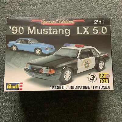 Revell '90 Mustang LX 5.0 1:25 2 ‘n 1 Special Edition 1990 New In Sealed Box • $23.50