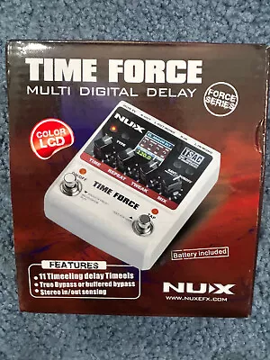 NUX TIME FORCE Multi Digital Delay (Used-MINT)! • $75