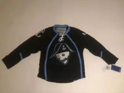 Milwaukee Admirals Reebok Black Hockey Jersey - Youth Size  L/XL  AHL Nashville • $31.95