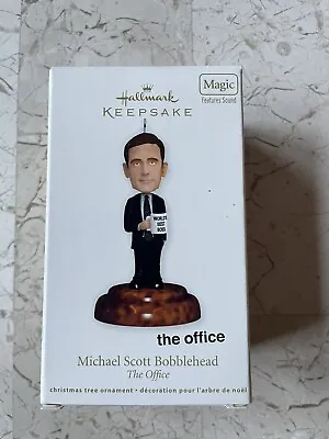 2011 Hallmark Keepsake Ornament MICHAEL SCOTT BOBBLEHEAD W/ Sound The Office • $24.99
