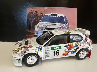 AUTOART 80023 TOYOTA COROLLA WRC 1998 AURIOL -CASTROL 1:18- NO BOX
