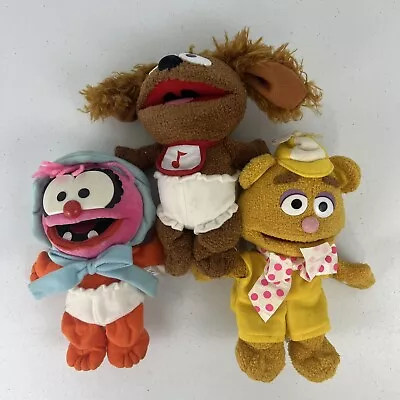 Lot Of 3 2003 Muppet Babies Rowlf The Dog Foozie Baby Animal Plush • $37.46
