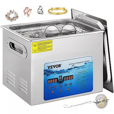 15-L Ultrasonic Cleaner Jewelry Cleaning Machine W/ Digital Timer And Heater • $186.99