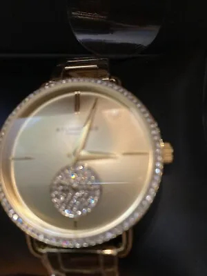 Stuhrling Vogue Quartz Crystal Accented Bracelet Womens Watch • $60