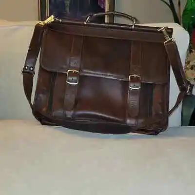 Piel Leather Briefcase ( Chocolate ) Business Cases Unisex • $105