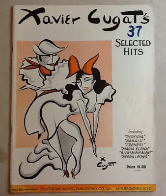 VINTAGE 1943: XAVIER CUGAT'S SELECTED HITS PIANO / GUITAR 102523d • $21.99