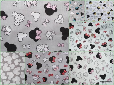 £5.50 • Buy 100% Cotton Mickey Mouse Cats Animals  Nursery Light Curtain Fabric