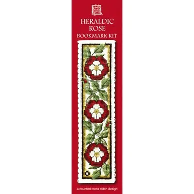 £8.15 • Buy Complete Cross Stitch Bookmark Kit - Heraldic Rose
