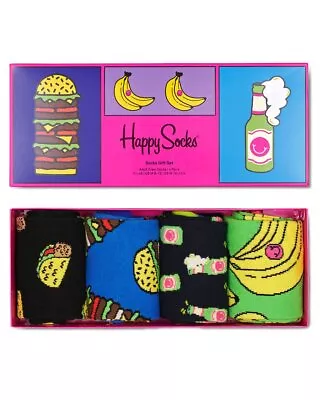 Happy Socks 4Pk Yummy Yummy Socks Gift Set Men's  41-46 • $25.99