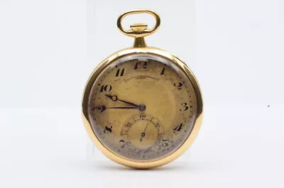 $4175.68 • Buy Vacheron Constantin Pocket 18K 750 Solid Gold Hand Wound RAR 2 3/8in 85 Size
