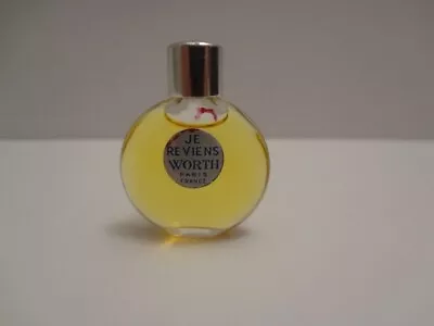 Vintage Worth Je Reviens Perfume Mini .17oz/5ml LALIQUE Bottle Tiny Bottle • $15.06