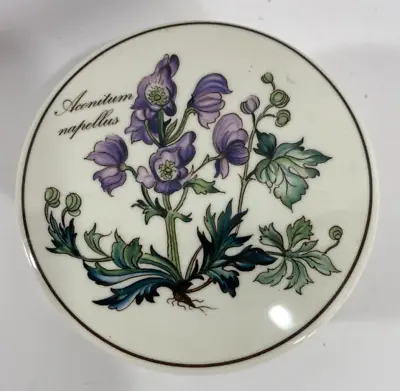 Villeroy & Boch Floral Botanica Aconitum Napellus Monk's-hood Lidded Trinket Box • $7.50