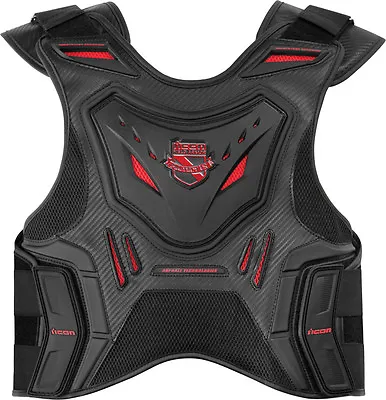 New Icon Field Armor Stryker Motorcycle Vest - RED  ALL SIZES FREE FAST SHIP  • $130