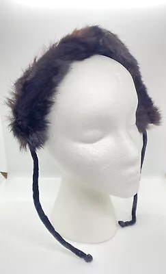 Vintage Black / Dark Brown MINK Fur Headband Ties • $19.99