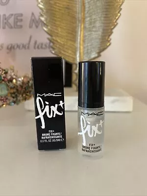 MAC Fix + Fix Plus Skin Refresher Finishing Mist Setting Spray Travel Mini .17 • $5