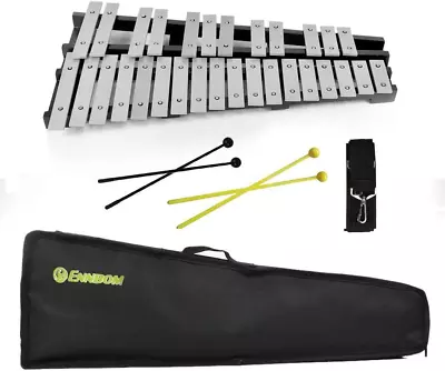 30 Notes Foldable Glockenspiel Xylophone Vibraphone Percussion Instrument (Black • $81.97