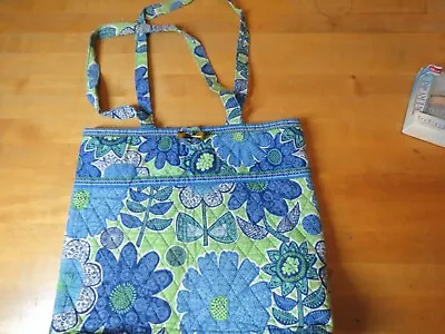 Vera Bradley Doodle Daisy Large Tote Shoulder Handbag Purse VGC Retired Floral • $31.99