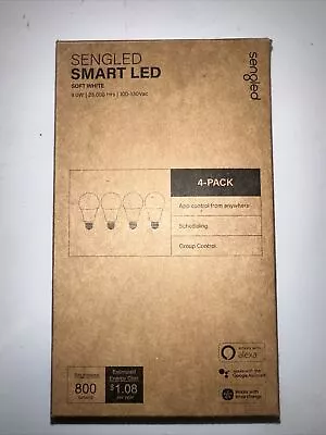 Sengled Element Plus A19 Programmable LED Smart Bulb - 4 Pack • $19.99