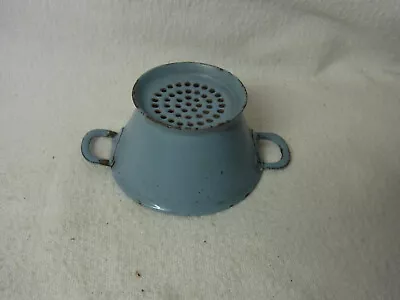 Sieve Granite Ware Enamel Antique German For Dollhouse äCI • $26.99