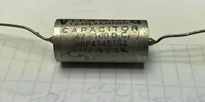 Sprague Vitamin Q Capacitors .47 – 100 • $13.50