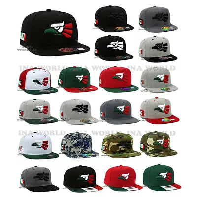 MEXICAN MEXICO Hat Hecho En Mexico Eagle Aguila Snapback Flat Bill Baseball Cap • $14.80