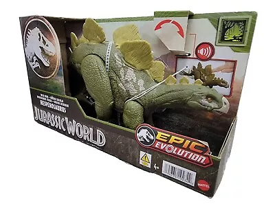 Jurassic World Wild Roar Hesperosaurus Dinosaur Figure With Continuing Roar-New • $26.99