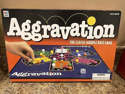 Aggravation Classic Marble Race Board Game 1999 Vintage 99% Complete Free Ship • $24.99