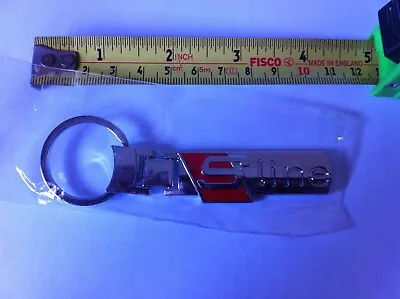 Audi Replacement S-line Chrome Key Ring • $12.43