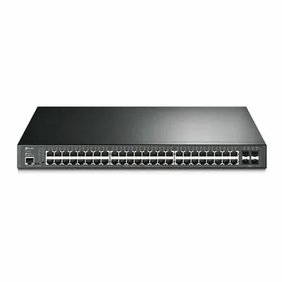 TL-SG3452P TP-Link JetStream 52-Port Gigabit L2+ Managed Switch W/ 48-Port PoE+  • $300