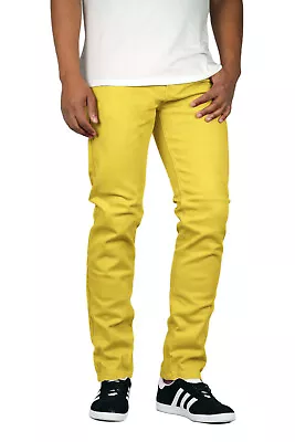 Men's Skinny Fit Jeans Stretch Colored Pants #1 VICTORIOUS 937 • $30.95