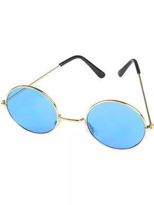 New Blue John Lennon Funky Retro 70s Costume Glasses • $9.98