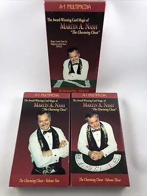 Martin A Nash / The Charming Cheat / Volumes 1-2-3 VHS TAPES  • $19.95