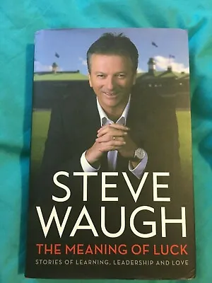 $24.95 • Buy SIGNED Steve Waugh: The Meaning Of Luck Cricket Book Hardcover Australia