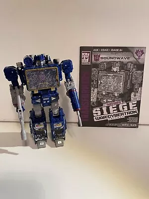 Soundwave - Transformers War For Cybertron Siege - WFC-S25 • $23