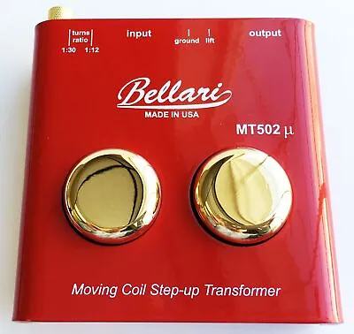 Rolls MT502 Bellari Step-Up Transformer For Turntables W/ Moving Coil Cartridges • $499