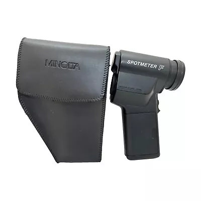 [MINT W/ Case] Minolta Spotmeter F Digital Light Exposure Spot Meter From JAPAN • $240