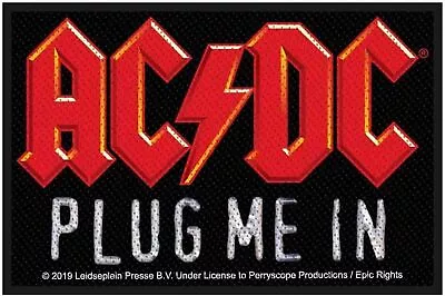 ACDC Plug Me In Patch Black One Size • $18.43