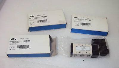 (3) Nitra AVS-5313-120A Pneumatic Solenoid Valve 3/8  NPT 120V 5 Port 2 Position • $124.95