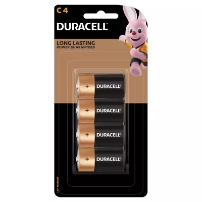 Duracell Size D Alkaline Battery Coppertop Duralock Flashlight Batteries 4 Pack • $17.62