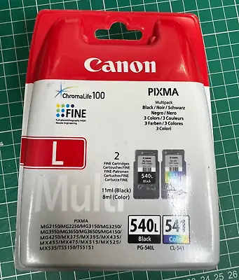 Canon Original PG-540L & CL-541 Cartridge NEW • £32.99