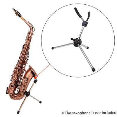 $25.54 • Buy Foldable Saxophone Stand Alto Sax Stand Holder Portable Metal Tripod Base I4V5