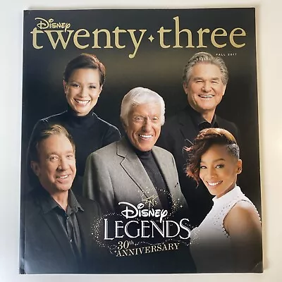 D23 DISNEY Twenty Three Magazine Issue Fall 2017 Legends 30th Anniversary • $10