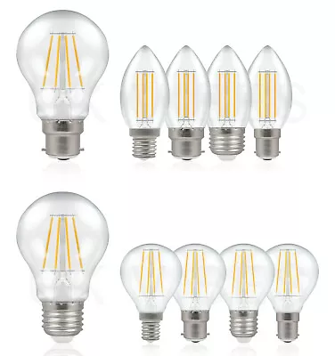 E14 E27 B22 3W 5W 7W Warm/Day Cool White LED Candle Golf Chandelier Light Bulbs • £23.99