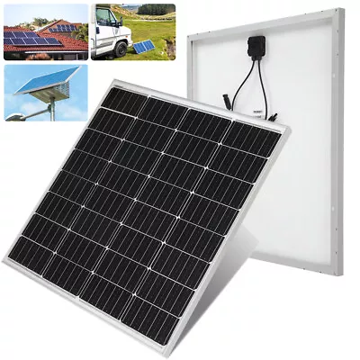 120W Watt 18v Monocrystalline Solar Panel RV Camping Home Off Grid Caravan Boat  • £66.99