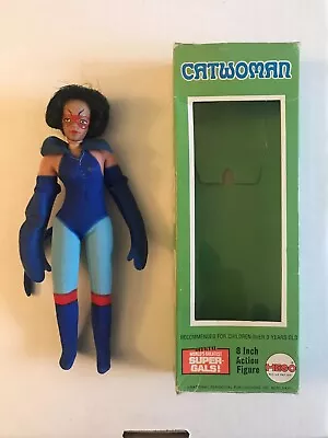 1970's Mego 8  Catwoman DC Figure MINT In Original Near-Mint Box MIB SILKSCREEN • $299.95