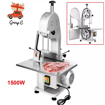  1500W Commercial Electric Meat Bone Saw Machine Frozen Meat Cutting Band Cutter • $393.30