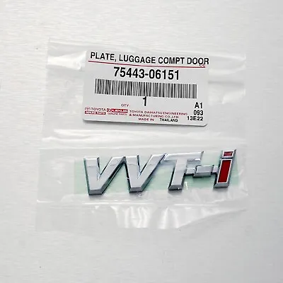 Genuine Emblem Logo VVT-i VVTI Luggage Trunk For Toyota Camry Vios Wish • $19.99