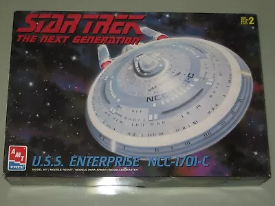 AMT/ERTL Star Trek 1/1400 Scale Enterprise 1701-C #8001 Open Box 100% Complete • $27.95