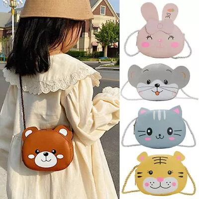 Children Girls Crossbody Bag Cartoon Shoulder Bags Coin Purse Rabbit Handbags • £4.31